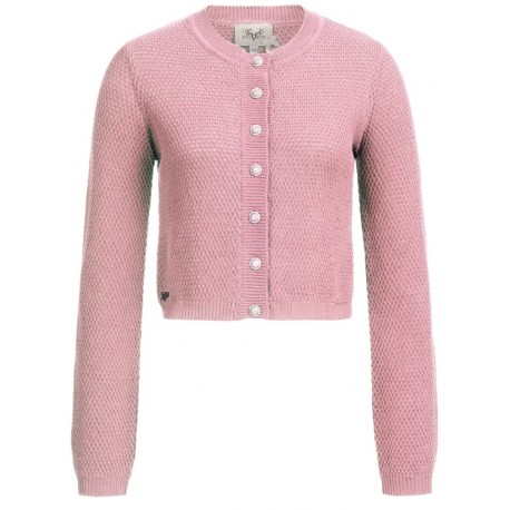 Strickjacke "Minzi" in Rosé von CocoVero