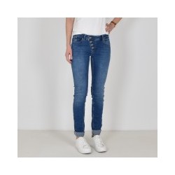 Jeans "Malibu" mid blue in Stretch Denim von Buena Vista