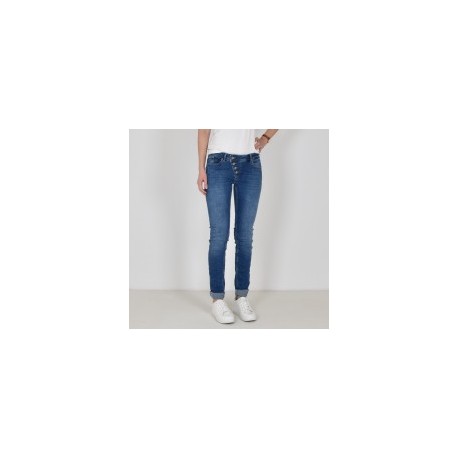 Jeans "Malibu" mid blue in Stretch Denim von Buena Vista