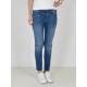 Jeans "Florida 7/8" Mid Blue in Stretch Denim von Buena Vista