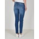 Jeans "Florida 7/8" Mid Blue in Stretch Denim von Buena Vista