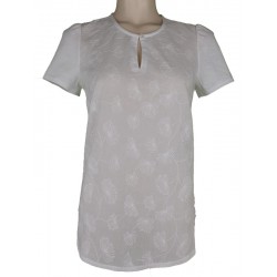 Shirt "Leila" in weiß mit Kurzarm - Hammerschmid