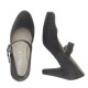 Trachten Spangenpumps  "Sarah" grau-braun von Xaver Luis