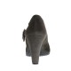Trachten Spangenpumps  "Sarah" grau-braun von Xaver Luis