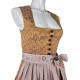 70 cm - Dirndl von "Glanz & Zauber" mit Stretch in Curcuma