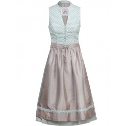 65 cm - Dirndl "Annabell" hochgeschlossen in mint von Marjo