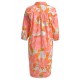 Hemdblusen Kleid in Mandarin Print von Milano Italy