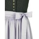 Dirndl "Ulla" in anthrazit mit lavendel Schürze von Wenger, 70 cm