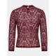 Spitzenshirt "Emilia Bordeaux" von CocoVero