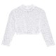Hochgeschlossene Dirndlbluse "Babsi" in weiß mit 3/4 Arm von Hammerschmid