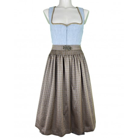 70 cm - Dirndl "Lena" in jeansblau von Fräulein Trentini