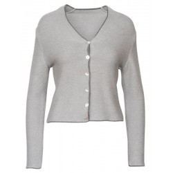 Strickjacke "Allendorf" in Asche von Felicitas