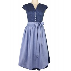 70 cm - Dirndl "Gemma" mit überschnittenen Arm in marine - Wenger