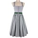 Dirndl "Pillersee" in hellgrau von Hammerschmid - 70 cm