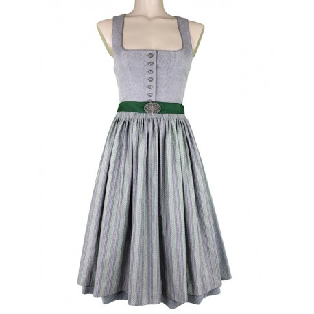 Dirndl "Pillersee" in hellgrau von Hammerschmid - 70 cm