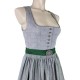Dirndl "Pillersee" in hellgrau von Hammerschmid - 70 cm