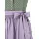 70 cm - Dirndl "Zitta" mit Stehkragen in schilf mit lavendel - Wenger