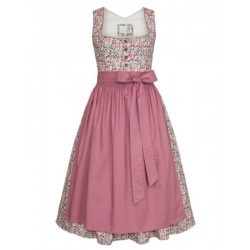 70 cm - Baumwoll Dirndl "Molly" mit Blumendruck von Alpenfee