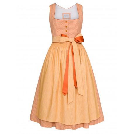 75 cm - Dirndl "Baila" in orange von Melega