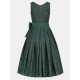 75 cm - Dirndl Hedi Botanical Green CocoVero