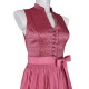 Dirndl "Ilse" mit Stehkragen in aperol - Wenger 70 cm