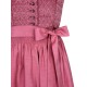 Dirndl "Ilse" mit Stehkragen in aperol - Wenger 70 cm