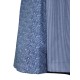 70 cm - Dirndl Herlinde in blau mit gestreifter Schürze von Wenger