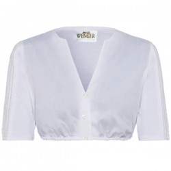 Dirndlbluse Ramona mit V-Ausschnitt von Wenger