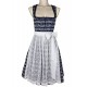 60 cm - Dirndl Minna  in marine von Krüger