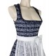 60 cm - Dirndl Minna  in marine von Krüger