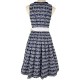 60 cm - Dirndl Minna  in marine von Krüger