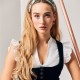 Spitzenbluse "Fibi" mit V-Ausschnitt und Flügelarm - Waldorff