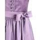 70 cm - Dirndl "Katrin" mit Samtmieder in mauve von Wenger