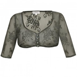 Spitzen Dirndlbluse Hanni-Maria" flaschengrün - Marjo