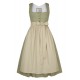 70 cm - Baumwoll Dirndl Elisa in pistazie von Alpenfee