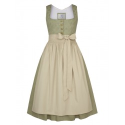 70 cm - Baumwoll Dirndl Elisa in pistazie von Alpenfee