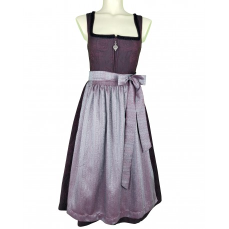 Dirndl Inga in aubergine von Turi, 70 cm