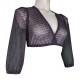 Dirndlbluse Antonia in mauve mit Ballonarm - Wenger