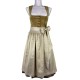 70 cm - Dirndl Tuana mit Samt in messing von Krüger Collection