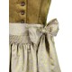70 cm - Dirndl Tuana mit Samt in messing von Krüger Collection