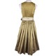 70 cm - Dirndl Tuana mit Samt in messing von Krüger Collection