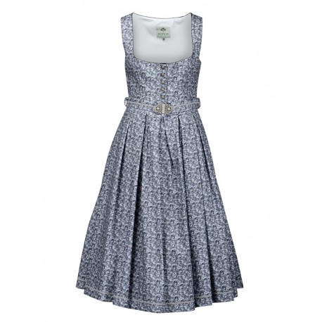 70 cm -Trachtenkleid mit Gürtel in jeansblau - Berwin