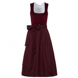 70 cm - Dirndl Carlotta bordeaux von Heimatglück