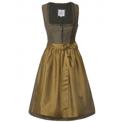 65 cm - Dirndl Volkach in olivbraun von Marjo