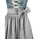 60 cm - Dirndl Zakia in petrol mit Schnürung - Krüger