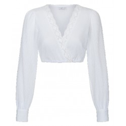 Dirndlbluse Grace mit Ballonarm - Waldorff