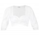 Dirndlbluse Opfenbach in offwhite mit Ballonarm - Marjo