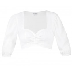 Dirndlbluse Opfenbach in offwhite mit Ballonarm - Marjo