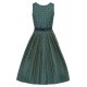 70 cm - Dirndl Renate in petrol mit oliv von Wenger