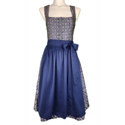 Dirndl Katarina in marine mit sandgold von Turi, 70 cm